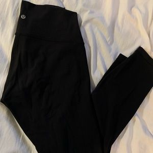 lululemon wunder under leggings size 8